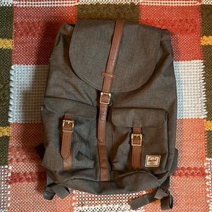 Herschel grey/green backpack